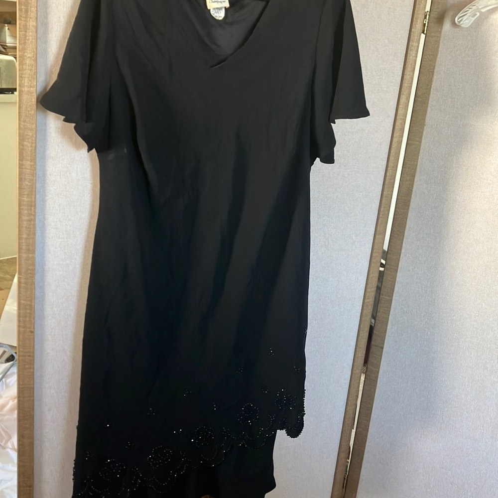 FINAL MARKDOWN Elegant Black vintage Dress 24w
